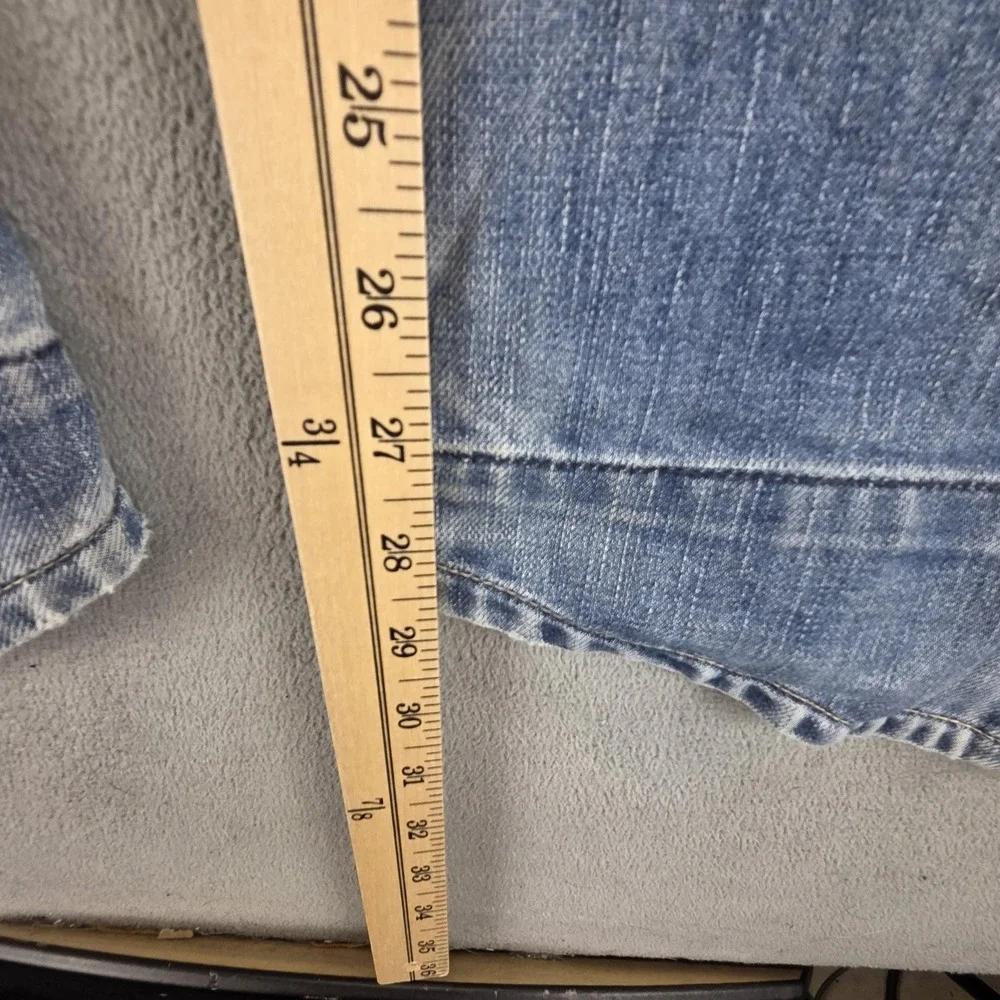 Vintage Levis Engineered Jeans Mens 30x30 Blue Twisted Button Fly Light Wash